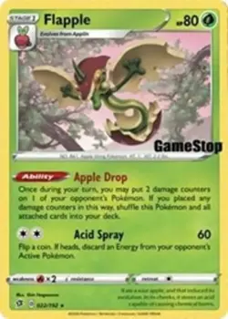 1x Flapple - 022/192 - Gamestop Exclusive Promo - Holo NM-Mint Pokemon Unique an - Image 1