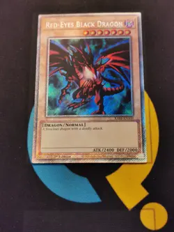 RA04-EN109 Red-Eyes Black Dragon Alt Art 1 Platinum Secret Rare 1st Ed YuGiOh - Image 1