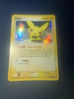 Pokemon TCG EX Emerald Pichu Stamped Reverse Holo Card 59/106 (2005) MINT - Image 1