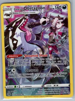 Galarian Obstagoon TG10/TG30 Astral Radiance Trainer Gallery - Pokemon Card - NM - Image 1
