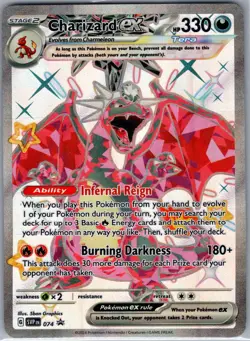 Charizard ex SVP 074 SV: Scarlet & Violet Promo Cards - Pokemon Card - NM - Image 1