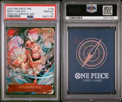 Nefeltari Vivi OP04-118 SEC Kingdoms of Intrigue ALT Art Card Japanese PSA 10!!! - Image 3