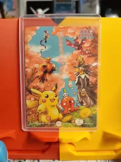 Pokemon Card Spring Pokeka 2021 Sword Shield Sticker Seal Pikachu Japanese h397 - Image 1