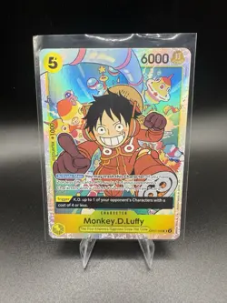 Monkey D Luffy OP07-109 SR 500 Years in the Future One Piece Card - Image 1