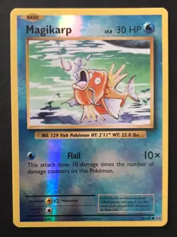 Magikarp 33/108 XY Evolutions REVERSE HOLO RARE Shiny Pokemon Card LP - Image 1