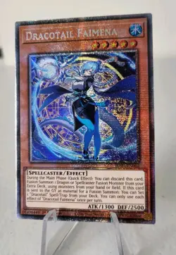 Dracotail Faimena JUSH-EN002 1st Edition *NM* Starlight Rare Yugioh Card - Image 2