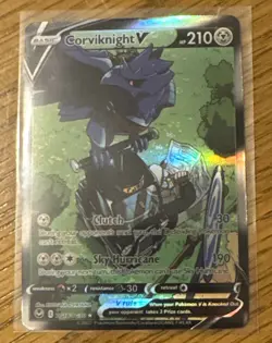 Corviknight V TG18/TG30 Pokemon Card - 2022 Silver Tempest NM - Free Tracked P&P - Image 1
