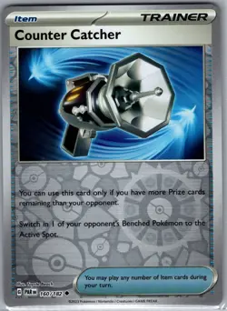 Counter Catcher 160/182 Reverse Holo SV04: Paradox Rift - Pokemon Card - NM - Image 1