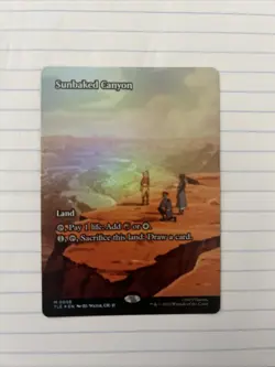Sunbaked Canyon (Borderless)- Avatar: The Last Airbender- (Foil)(NM) - Image 1