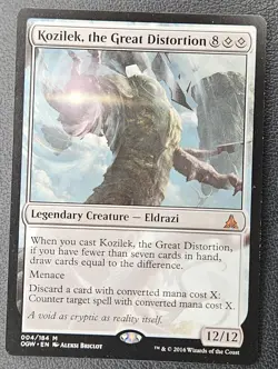 Kozilek, the Great Distortion - Mythic - MTG Oath of the Gatewatch - Near Mint - Image 1