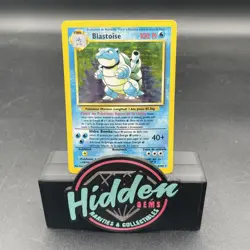 Blastoise 2/102 Base Set 1999 Holo Rare WOTC Pokemon TCG HP - Image 1