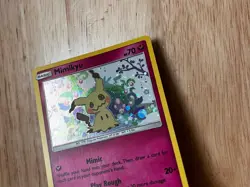 Mimikyu SM163 Holo Black Star Promo Pokemon 2019 Sun & Moon TCG Swirl - Image 3