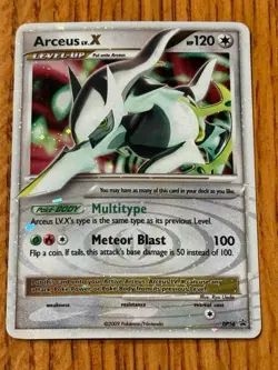 Pokemon Arceus Lv.X Diamond and Pearl DP56 Light Play Slight Curve w/ Protector - Image 1