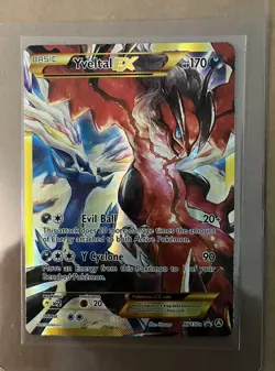 Pokemon TCG Yveltal EX XY150a Black Star Promo Alternate Art Holo LP - Image 1