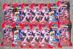 10x Pokemon TCG Destined Rivals Sleeved Booster Pack Factory Sealed - Image 1