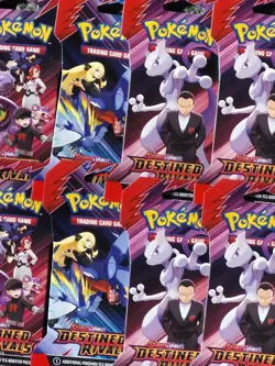 10x Pokemon TCG Destined Rivals Sleeved Booster Pack Factory Sealed - Image 2
