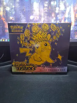Pokemon TCG - Surging Sparks Pokemon Center - Elite Trainer Box - Sealed ETB - Image 1
