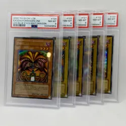 FULL SET 2002 LOB Exodia The Forbidden One Unlimited PSA 8 - GREAT GIFT - Image 1