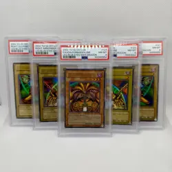 FULL SET 2002 LOB Exodia The Forbidden One Unlimited PSA 8 - GREAT GIFT - Image 2