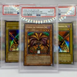 FULL SET 2002 LOB Exodia The Forbidden One Unlimited PSA 8 - GREAT GIFT - Image 4