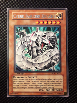 Yu-Gi-Oh! Cyber Barrier Drache, DP04-DE002, Rare, 1. Auflage, Deutsch, Good - Image 1