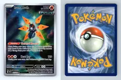 Iron Moth #187/182 SV Paradox Rift Pokemon 2023 Illustration Rare TCG Card - Image 1