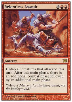 MTG RELENTLESS ASSAULT EXC - ASSALTO IMPLACABILE - 9TH - MAGIC - Image 1