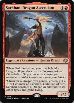 Sarkhan, Dragon Ascendant R Tarkir: Dragonstorm 118 LP-NM - Image 1