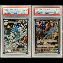 PSA 10 - KINGDRA GRENINJA EX - SVP 131 132 - PREMIUM COLLECTION SV PROMO ENG SEQ - Image 1