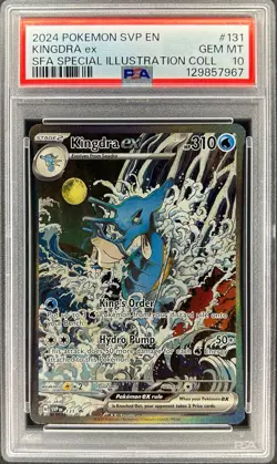 PSA 10 - KINGDRA GRENINJA EX - SVP 131 132 - PREMIUM COLLECTION SV PROMO ENG SEQ - Image 2