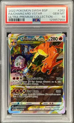 PSA 10 - CHARIZARD VSTAR - SWSH262 - ULTRA PREMIUM COLLECTION UPC ENGLISH - Image 1