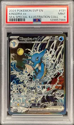 PSA 9 - KINGDRA EX - SVP 131 - PREMIUM COLLECTION SV PROMO SIR ENGLISH - Image 1