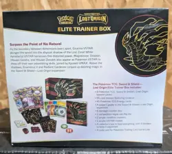 Pokemon TCG Sword Shield Lost Origin Elite Trainer Box ETB Factory Sealed - Image 3