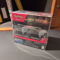 Pokemon Mega Evolutions Enhanced Booster Box (sealed) + acrylic box protector - Image 2