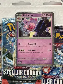 Pokemon Scarlet & Violet Stellar Crown 3 Pack Blister Pack Sealed New - Image 2