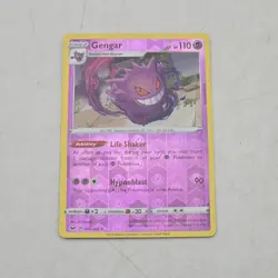 Pokemon TCG Gengar 085/202 Reverse Holo Sword & Shield Base Set - Image 1