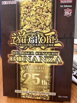 Yugioh Quarter Century BONANZA 5 Pack 1st Edition Factory Sealed - Image 3