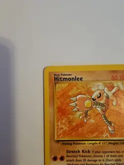 Pokemon TCG Hitmonlee Fossil Card 22/62 Unlimited Rare - Image 2