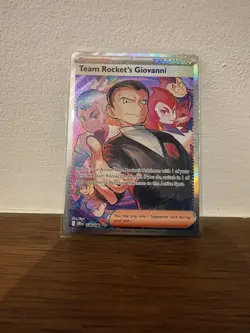 Team Rocket's Giovanni Pokemon TCG Destined Rivals Card 238/182 NM - Image 1