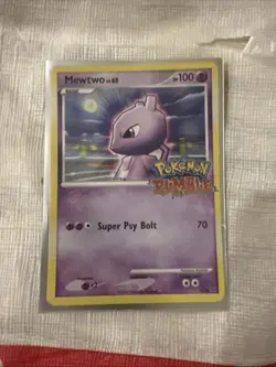 Mewtwo 9/16 Pokemon Rumble TCG Trading Card Holo Stamped 2009 - Image 1