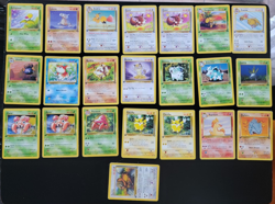 Pokemon First Edition Jungle Commons/Uncommons Moderately Played 22x Card Lot - Image 1