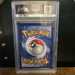 Pokemon TCG Vaporeon Holo Rare Card 12/64 Jungle Set PSA 8 NM-MT - Image 2