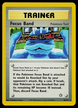 Pokemon Card - Focus Band Neo Genesis 86/111 Rare Non Holo - Image 1
