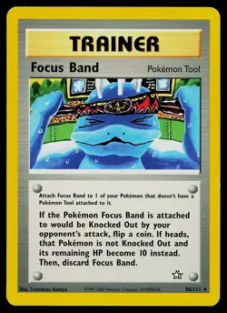 Pokemon Card - Focus Band Neo Genesis 86/111 Rare - Image 1
