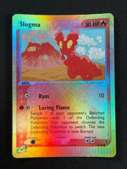 Slugma 72/97 REVERSE HOLO Pokemon Card EX Dragon Holo Common - Image 1