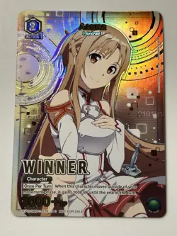 UNION ARENA Winner Card Asuna U UEPR/SAO-1-036 Sword Art Online English - Image 1