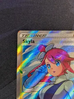 Pokemon TCG Skyla Full Art Card NM Shining Fates 072/072 - Image 3