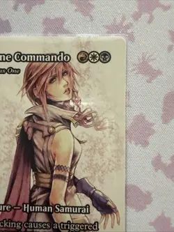 Lightning, Lone Commando (Showcase) 54 MTG Final Fantasy: Through the Ages (FCA) - Image 4