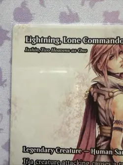 Lightning, Lone Commando (Showcase) 54 MTG Final Fantasy: Through the Ages (FCA) - Image 5
