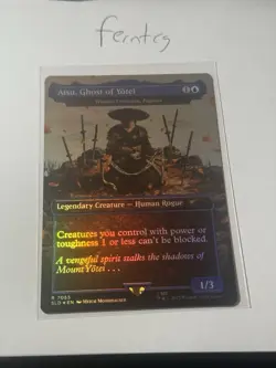 Magic the Gathering Atsu Ghost of Yotei Rare Foil Secret Lair Ships Same Day - Image 1
